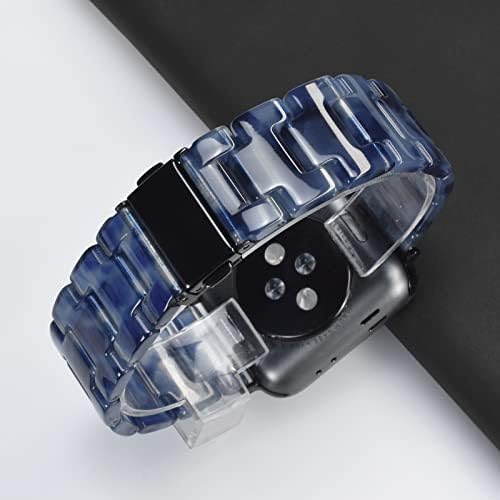 Banda de resina de tartaruga uioolri compatível com Apple Watch 49mm 45mm 44mm 41mm 40mm, Iwatch