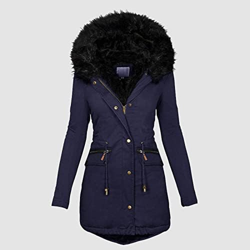 Oiumov casacos para mulheres, casacos de inverno para mulheres 2022 Moda plus size comprimento