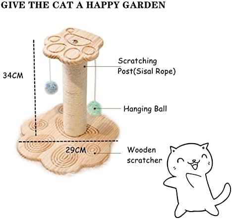 Postagem de arranhões para gatos adultos - Postos de arranhões de gatos Claw Scratcher com penduramento