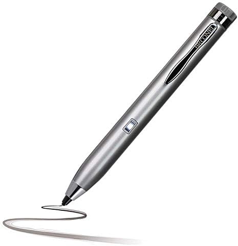 Broonel Silver Mini Fine Point Digital Active Stylus Pen compatível com o laptop HP Pavilion 14-CE2000NA