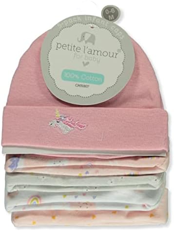 Petite L'Amour Baby Girls 'Pack Cots Caps