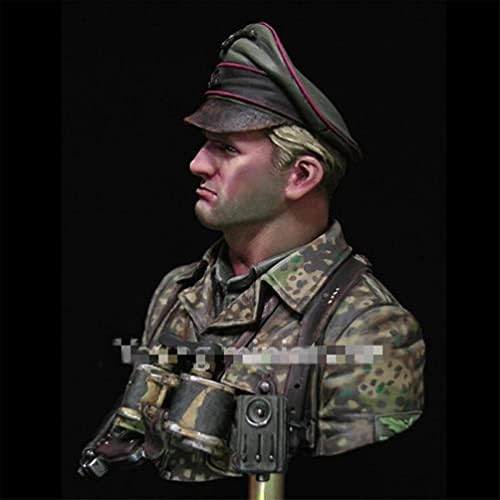 Goodmoel 1/10 Oficial Alemão da Segunda Guerra Mundial Modelo de Busto / Soldado Desmonte e Soldado Die Kit