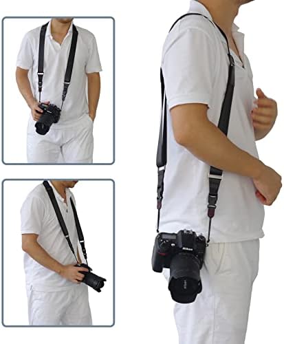 Câmera de câmera de liberação rápida da câmera IGAVCPM Strape de câmera confortável para Nikon,