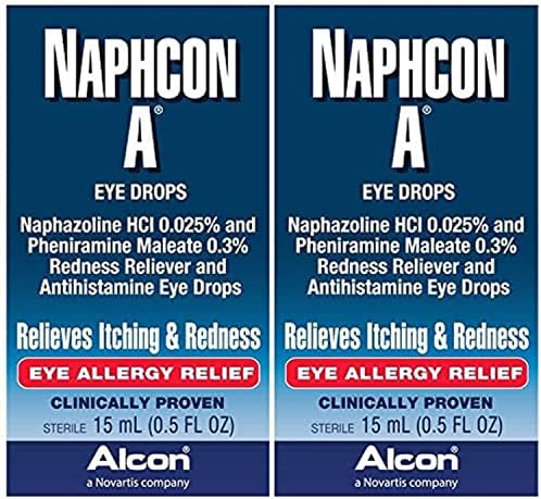 Naphcon-A colírio, 15 ml, 2 contagem