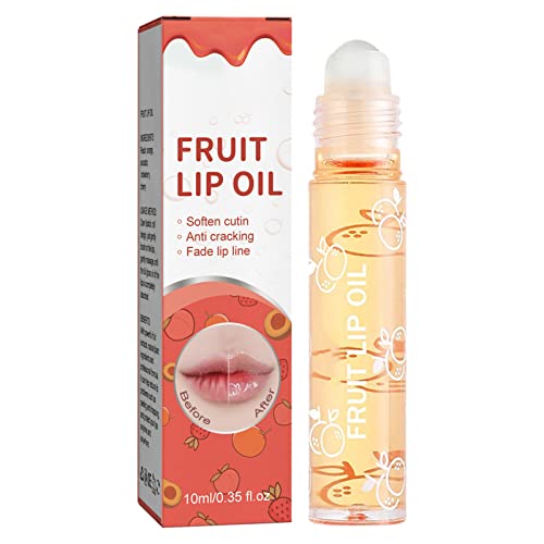 Skin Tint Plumping Oil Lip Roll On Hidrating Lip Blifted Balm Busa Lips Duracente Extrato de Fruta Duracente