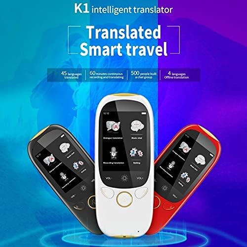 LXXSH K1 de 2,0 polegadas Tradutor de voz Smart Business Travel Máquina de tradução AI 512MB+4GB 45 Languages