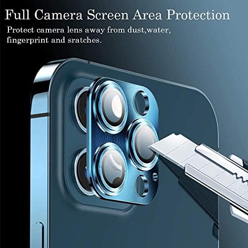 Lente de câmera Protetor de tela para iPhone 12 Pro máximo de 6,7 polegadas, Proteção de lente de câmera de câmeras