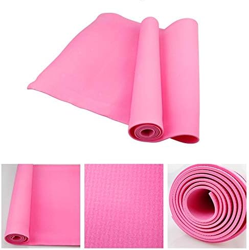 Flystcn Yoga Mat Yoga Mats Anti-Slip Blanket PVC Gymnastic Fitness Exeching Pad para feminino Sport
