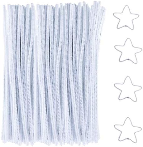 Dokoo Craft Pipe Pipe Cleaners 200 PCs Chenille Stem Twistable Stems Children's Bendable Sculpting