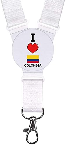 Azeeda 'eu amo colombia' alça de pescoço/cordão