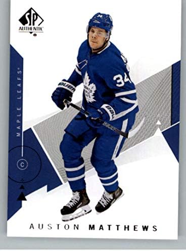 2018-19 SP Hóquei autêntico 31 Auston Matthews Toronto Maple Leafs Cartão de negociação oficial