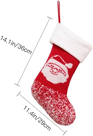 Globos acrílicos claros com meias de Natal de Base Saco de Meias de Natal e Meias Penduradas para a Decoração de