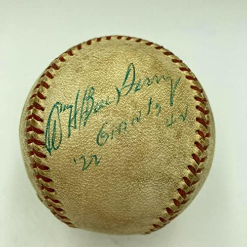 Bill Terry Giants 1922-1942 assinou a Liga Nacional Ford Frick Baseball JSA COA - Bolalls autografados