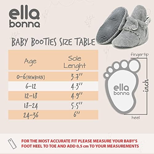 Botas de lã de Ella Bonna Mini com fundo sem derrapagem | Flexível | Para crianças meninas de meninas