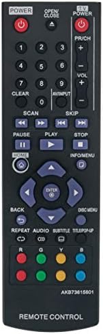 Akb73615801 Controle remoto de substituição aplicável para LG BP125 BP320 BP220 BP200 BP325W BP125 BP220N BP320N BP325 Blu-ray Disc DVD Player