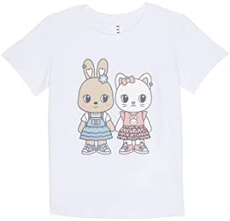 Huxbaby Baby Girl's Fluffy Friends T-Shirt