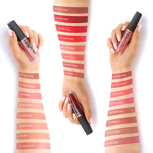 LuxVisage Ultra Matte Liquiding Lipstick Pin Up com vitamina E