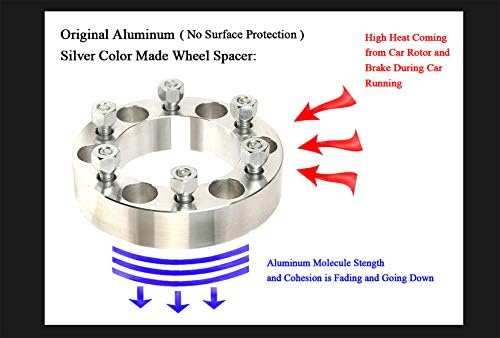 2pcs 20mm Aeronaves seguros Aeronaves Spacer de roda de alumínio 4x108 Faixa para Ford Fiesta, St, Mk1,