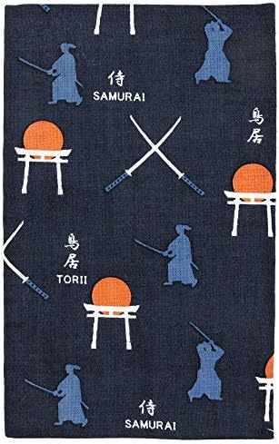 Hamamonyo tenugui 'espada japonesa dos samurais'