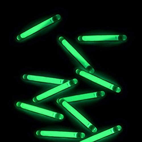 Kengel® 50pcs diâmetro de 4,5 mm Float Glow Stick Night Fishing Green Fluorescent Light