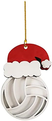 Pingentes de árvore de natal de bola de bola de natal com divertidas decorações de Natal guirlanda de