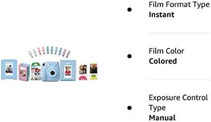 Fujifilm instax mini 7+ pacote azul claro +