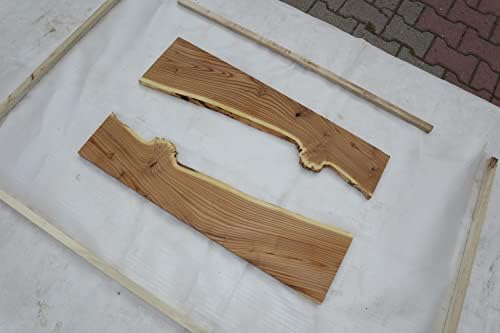 Live Edge Russian Olive com lajes semi-processadas de madeira de Burl para Projeto DIY Wood, prateleira