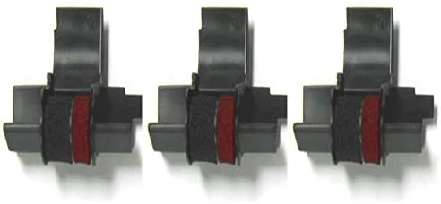 Compatível Compatível/Rolo de Tinta da Calculadora de Substituição, preto/vermelho IR-40T, para Casio HR-300RC HR-200RC