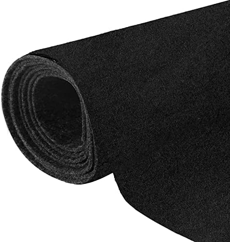 Halero 78 x59 Black Underfelt Carpet para alto -falante, sub -caixa Home de tapete, automóvel, RV, barco, marinho,
