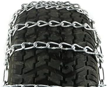 A ROP SHOP | Par de 2 cadeias de pneus de ligação para peerless 18x8.5x8 dianteiro e 25x12x12 pneus traseiros