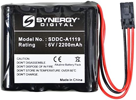 Baterias de trava de porta digital Synergy, compatíveis com Stanley Security Systems 1003 Baterias de trava