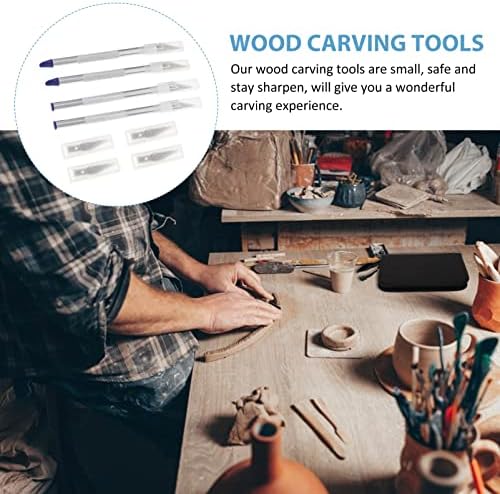 Ferramentas de mão do doitool Ferramentas de carpinteiro 1 Defina o kit de ferramentas de escultura de madeira para