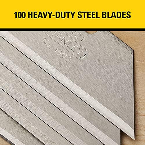 Stanley Utility Knife Blades, Classic 1992, Heavy Duty, 100-Pack