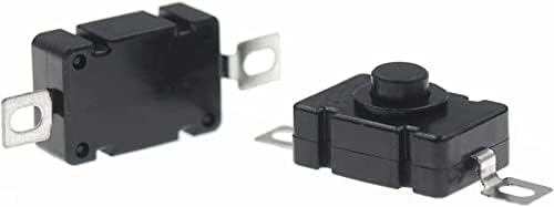 Micro Switch 100pcs/lote 18 * 12mm KAN FLASHLIGHT interruptor 1.5A 250VAC Tipo de travamento automático Tipo
