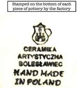 Caneca de cerâmica polonesa - 15 oz. Bolha - renda prateada