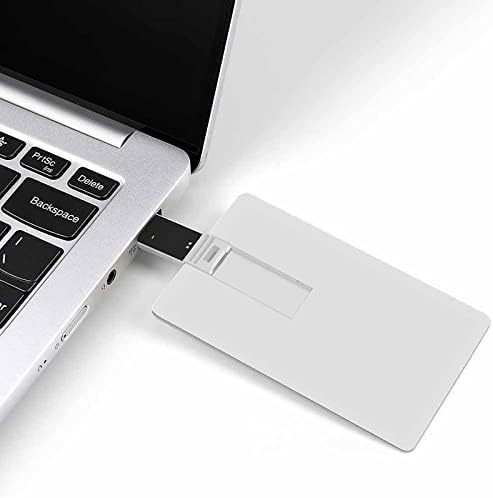 Flamingo Grass USB Drive de cartão de crédito Design USB Flash Drive U Disk Thumb Drive 64G