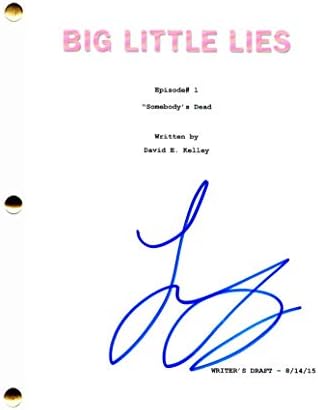 Laura Dern Autograph Assinou - Big Little Lies Script piloto completo - Nicole Kidman, Reese Witherspoon, Shailene