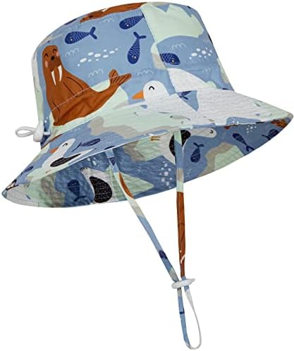 Baby Sun Hat Hat Cordeiro Chapéus Captrines de Verão Crianças Protetoras Capileiras de Praia Brim