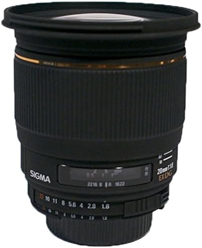 Sigma 20mm f/1.8 ex DG RF Lens de grande angular asféricos para câmeras Nikon SLR