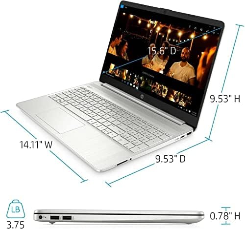 HP 15 15,6 HD Business Laptop Computador [Windows 11 Pro], Octa-Core AMD Ryzen 7 5700U, 32 GB de RAM, 1 TB PCIE