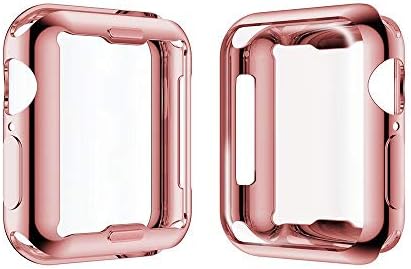 Toosunny Case Compatível com Apple Watch Case Series 6 40mm, TPU Full Protective HD Ultra-Thin Cover compatível