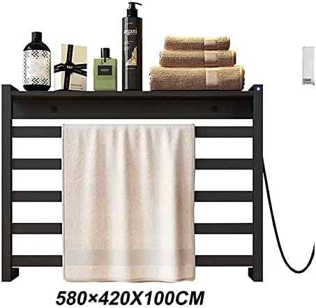 Rack de secagem de toalhas elétricas ESGT para banheiro, plugue de parede de toalha aquecido com
