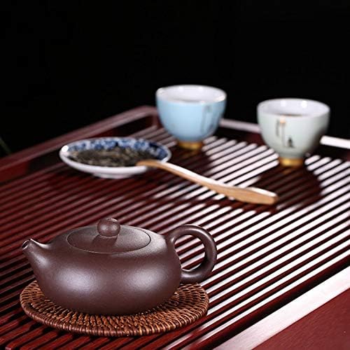 Lkyboa bule de barro roxo, conjunto de chá moderno feito à mão, adequado para bule de cor sólida