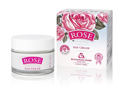 Creme diário Rosa--Óleo de rosa natural, 50 ml por rosa búlgara
