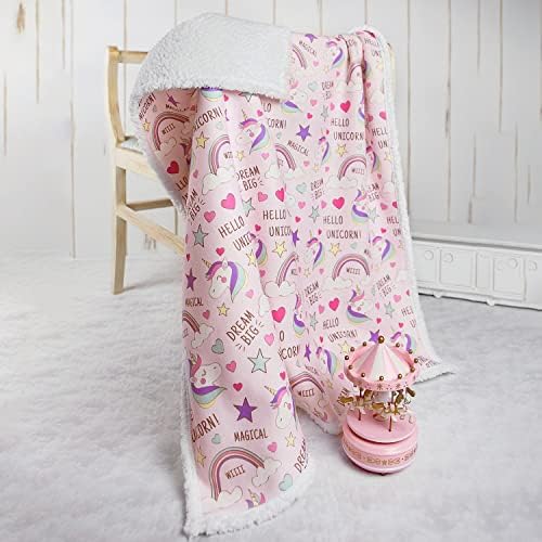 Hamur Ultra-Soft Fleece Sherpa Clanta de bebê para meninos e meninas Reversível Cobertores de criança