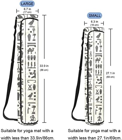 Esfinge Egito Pirâmides Bolsa de Carrier de Mat de ioga Com alça de ombro Bolsa de ginástica de saco de ginástica