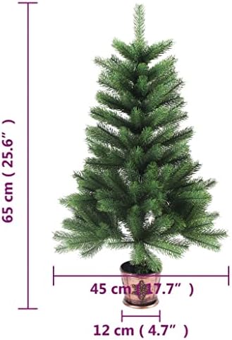 A agulhas de árvore de Natal artificial 25,6 , decorações de férias de Natal, árvore de Natal da varanda ao ar