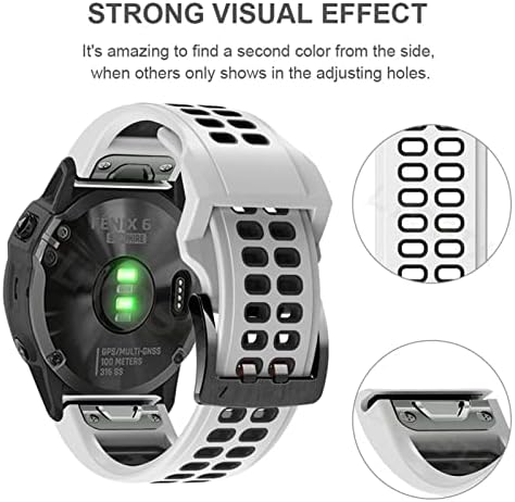 Neyens Smart Watch Band Straps para Garmin Fenix ​​7x, Fenix ​​6x, 3HR, Fenix ​​5x, Descent Mk2, Enduro,