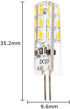 Mengjay® 10x G4 DC12V 1,5W Bulbo LED 24LEDS SMD 3014 LED LED Lâmpada para lâmpada de cristal lâmpadas de destaque