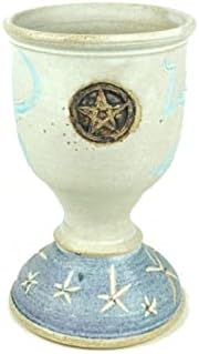 Pentáculo WicCan Goddess Stars Ritual Altar Chalice
